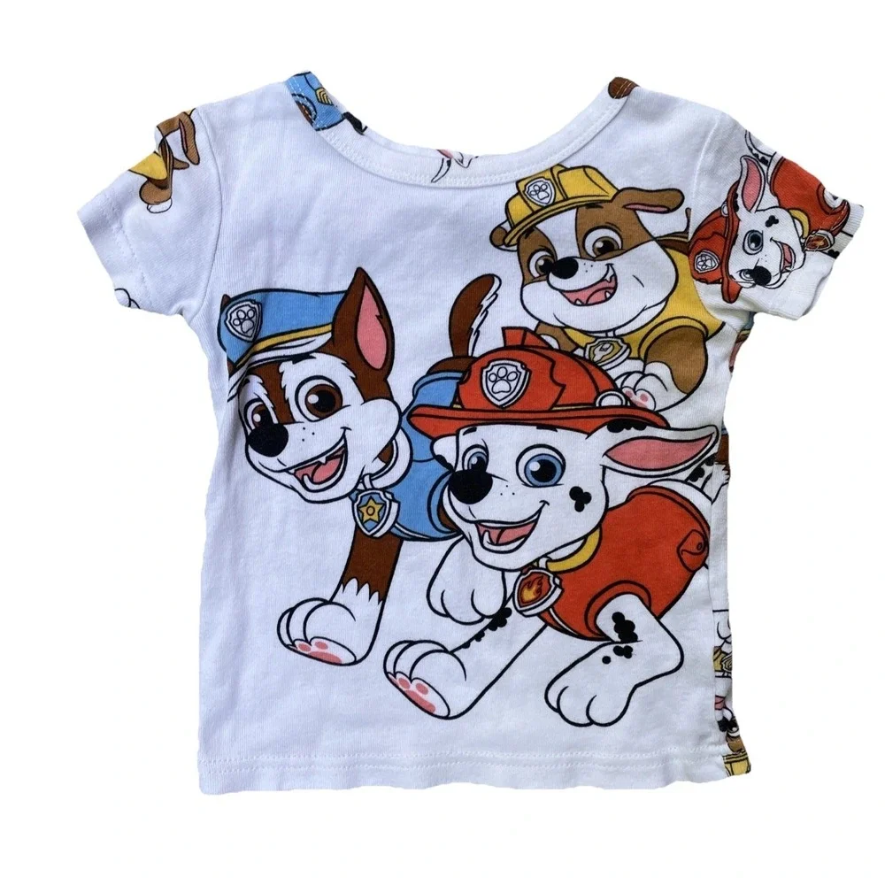 Boys Paw Patrol Sleep Shirt 3T Nickelodeon 2024 Viacom Multicolor Pajama Top